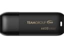 TEAMGROUP C175 64GB USB 3.2 Gen 1 Flash Drive Rounded Streamlined Unibody Design Black Pearl Seamless Construction Matte and Glossy Finish  Speed Up to 100MB/s (TC175364GB01) thumbnail 2