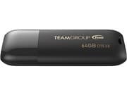 TEAMGROUP C175 64GB USB 3.2 Gen 1 Flash Drive Rounded Streamlined Unibody Design Black Pearl Seamless Construction Matte and Glossy Finish  Speed Up to 100MB/s (TC175364GB01) - Image 4