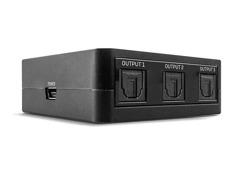 Lindy 3 Port TosLink (Optical) Digital Audio Splitter (70480) - Image 1
