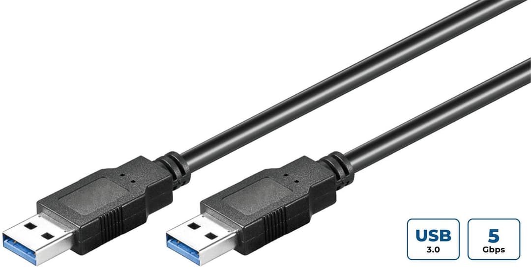 USB 3.2 Gen 1 A-A 1m M-M, - Image 1