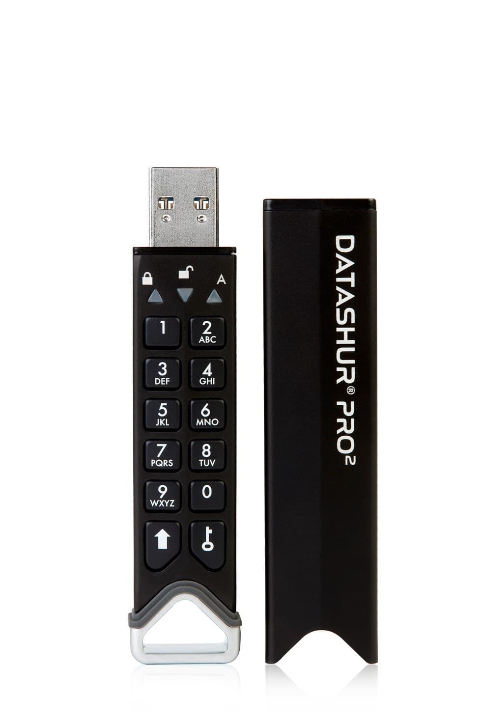 iStorage datAshur PRO2 32 GB | Secure Flash Drive | FIPS 140-2 Level 3 Certified | AES-XTS 256-bit hardware encryption | Password protected | Dust/Water-Resistant | - Image 1