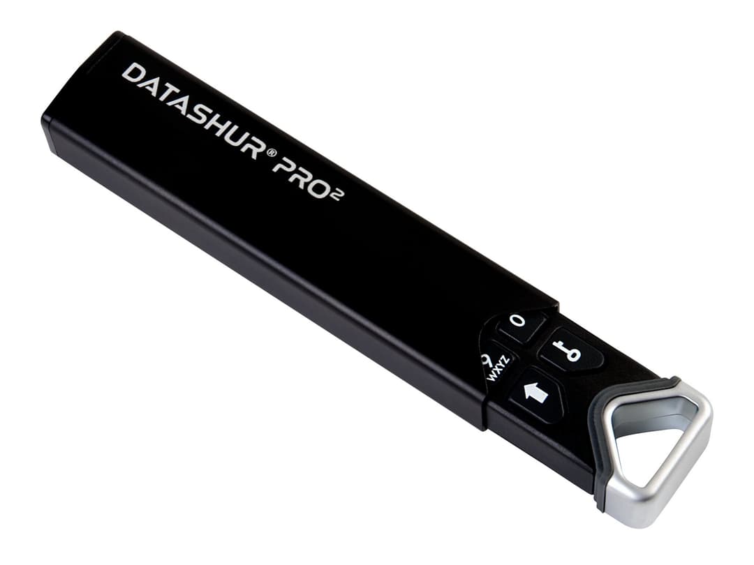iStorage datAshur PRO2 32 GB | Secure Flash Drive | FIPS 140-2 Level 3 Certified | AES-XTS 256-bit hardware encryption | Password protected | Dust/Water-Resistant | - Image 3