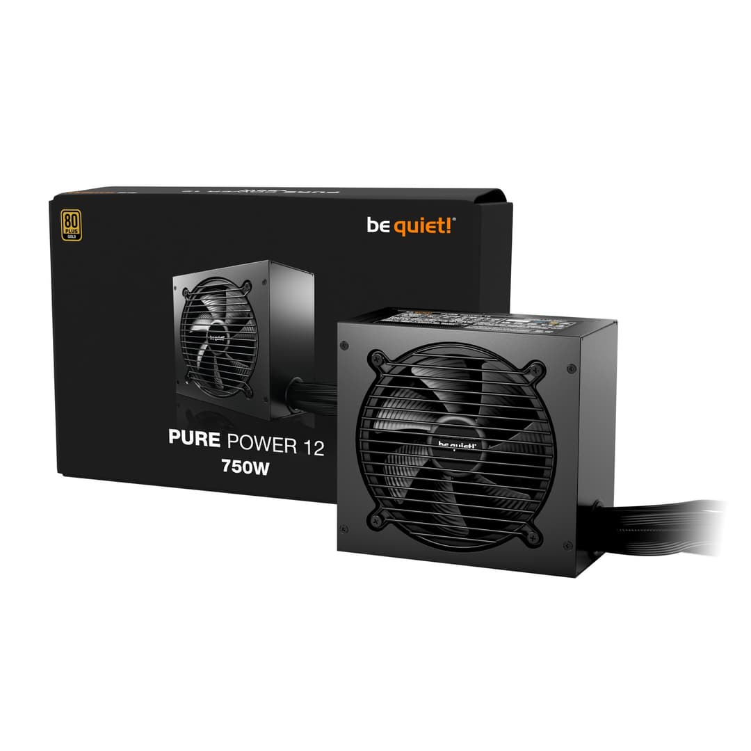 be quiet! Pure Power 12 750W ATX 3.1 80 PLUS Gold PSU Power Supply - Image 1