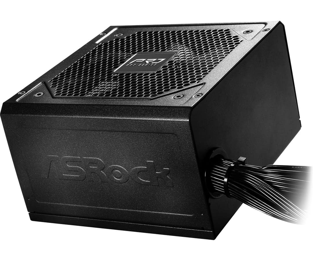 ASRock PRO-850G Power Supply, ATX 3.1, PCIe 5.1, 12V-2x6 Connection, 850W, 80 Plus Gold, 120 mm Fan, 140 x 150 x 86 mm - Image 4