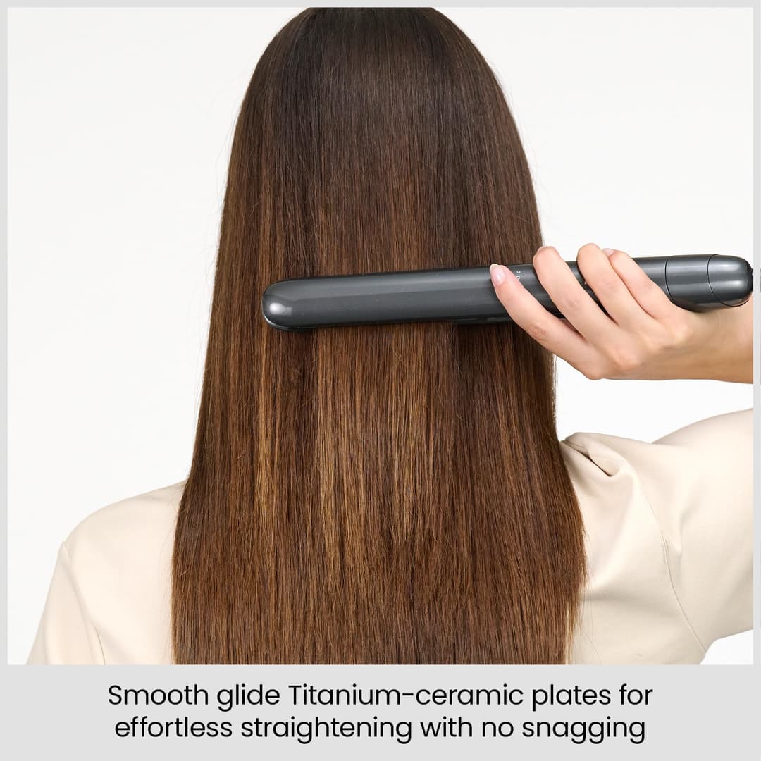 BaByliss Titanium Shine Hair Straighteners - Liquid Metal - Image 2
