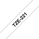 Brother TZE-221 label-making tape Black on white thumbnail 1