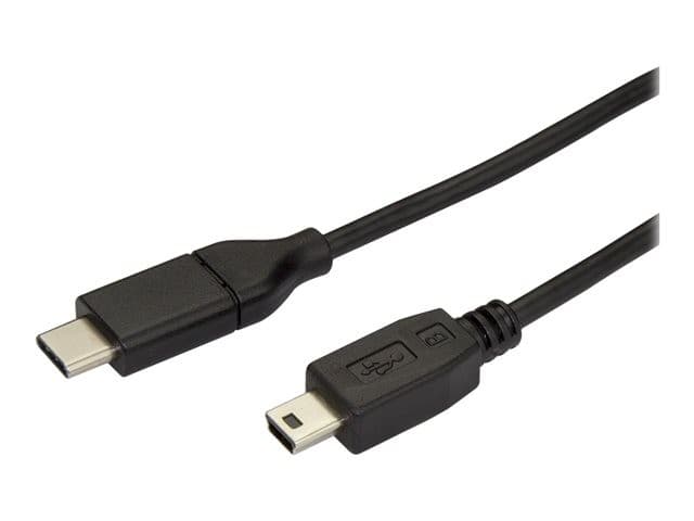 StarTech USB2CMB2M USB-C to Mini-USB Cable 2m Black - Image 3