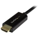 StarTech.com 6ft (2m) DisplayPort to HDMI Cable - 4K 30Hz - DisplayPort to HDMI Adapter Cable - DP 1.2 to HDMI Monitor Cable Converter - Latching DP Connector - Passive DP to HDMI Cord thumbnail 2