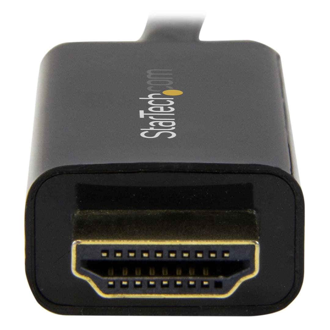 StarTech.com 6ft (2m) DisplayPort to HDMI Cable - 4K 30Hz - DisplayPort to HDMI Adapter Cable - DP 1.2 to HDMI Monitor Cable Converter - Latching DP Connector - Passive DP to HDMI Cord - Image 3