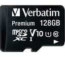VERBATIM Premium Standard Performance Class 10 UHS-I U1 V10 microSDXC Memory Card with SD Adapter - 128 GB thumbnail 1