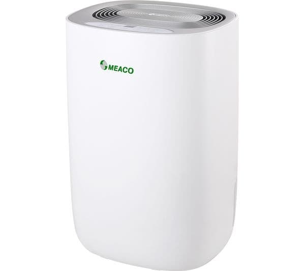 MEACO MeacoDry ABC10L 10L Portable Dehumidifier - Silver & White - Image 1