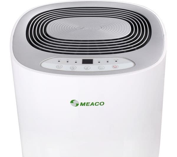 MEACO MeacoDry ABC10L 10L Portable Dehumidifier - Silver & White - Image 2