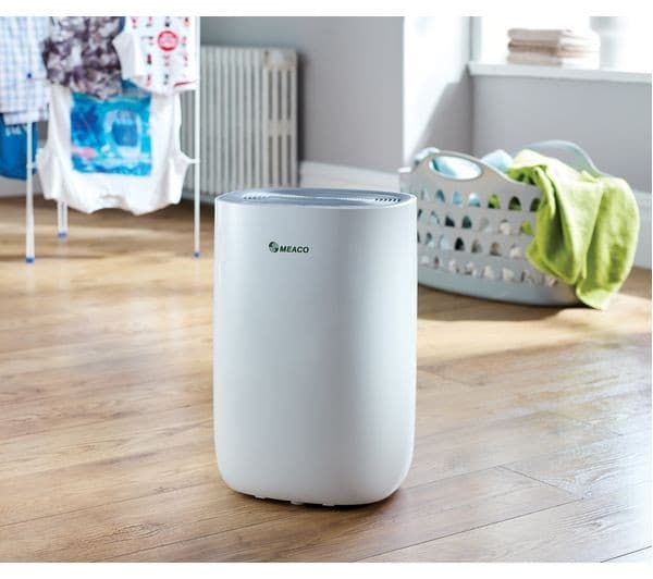 MEACO MeacoDry ABC10L 10L Portable Dehumidifier - Silver & White - Image 4