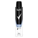Sure Men Invisible Ice Fresh Anti-perspirant Aerosol 48h fresh and dry protection deodorant that protects against white marks and yellow stains 6x 150 ml thumbnail 1