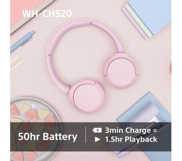 Sony WH-CH520 Wireless Headphones Black - Image 9