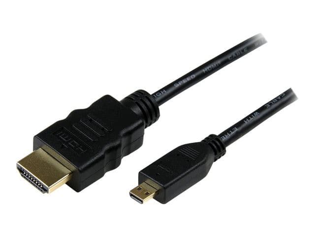 StarTech HDADMM3M HDMI to Micro HDMI Cable with Ethernet 3m Black - Image 3