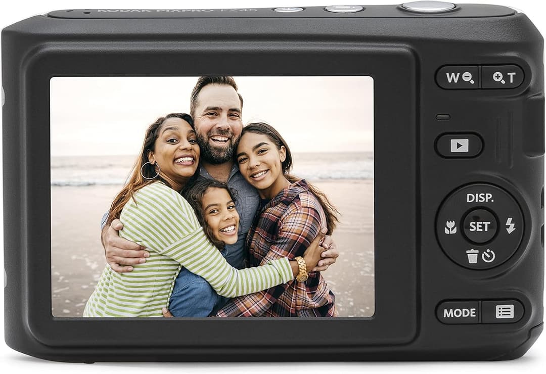 Kodak PIXPRO FZ45 Digital Compact Camera (16MP, 4X Optical Zoom, Full HD) - White - Image 2