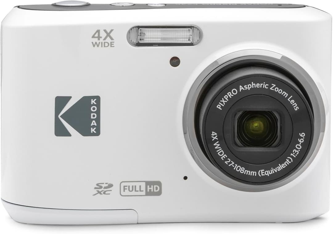 Kodak PIXPRO FZ45 Digital Compact Camera (16MP, 4X Optical Zoom, Full HD) - White - Image 3
