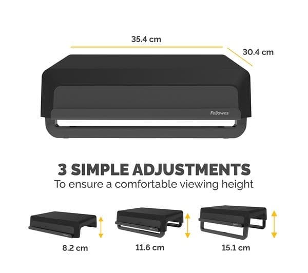 FELLOWES Breyta Monitor Stand - Black - Image 4