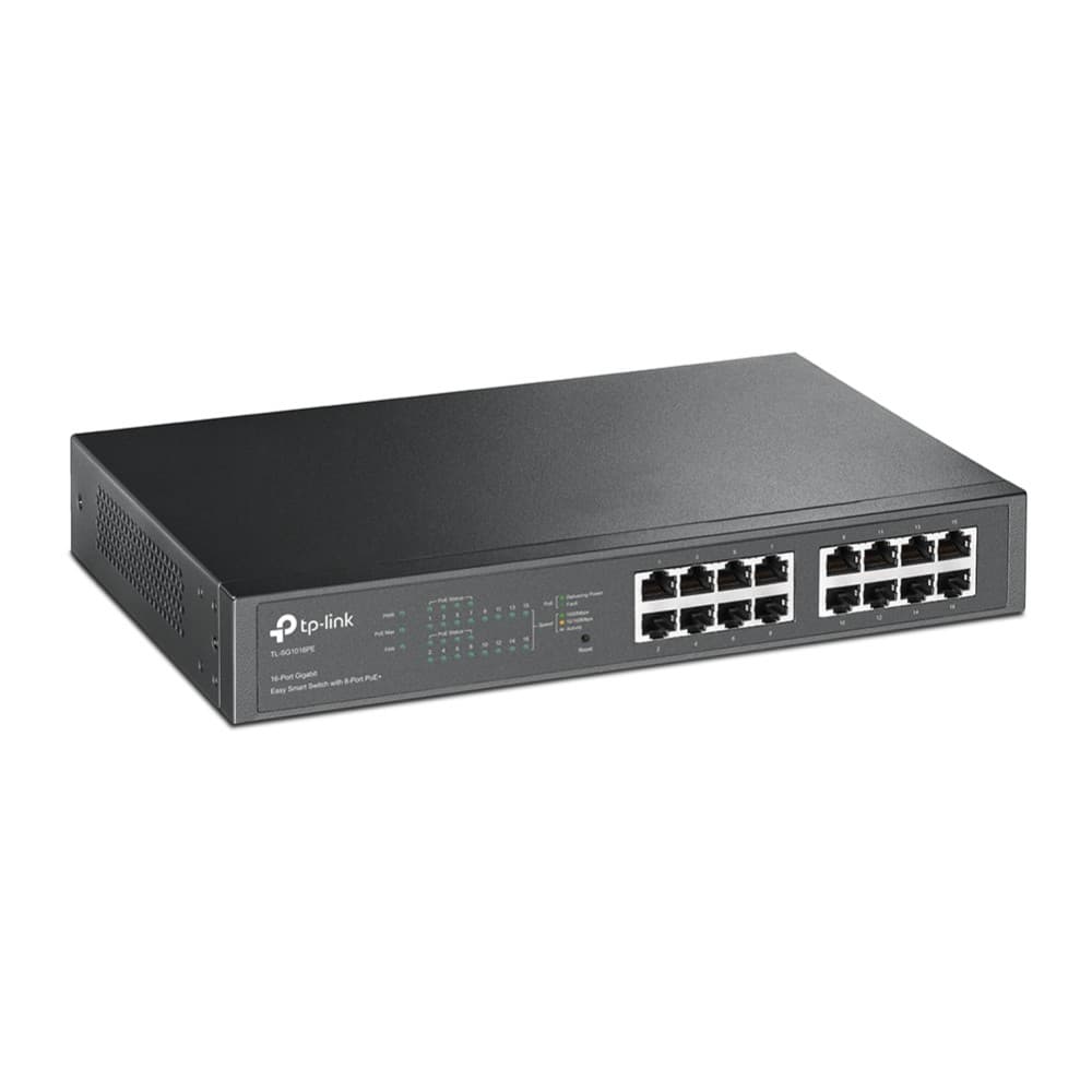 TP-LINK TL-SG1016PE 32 Gbit/s Rack Mountable Managed 16 x Gigabit Ethernet RJ45 Network Switch - Image 4