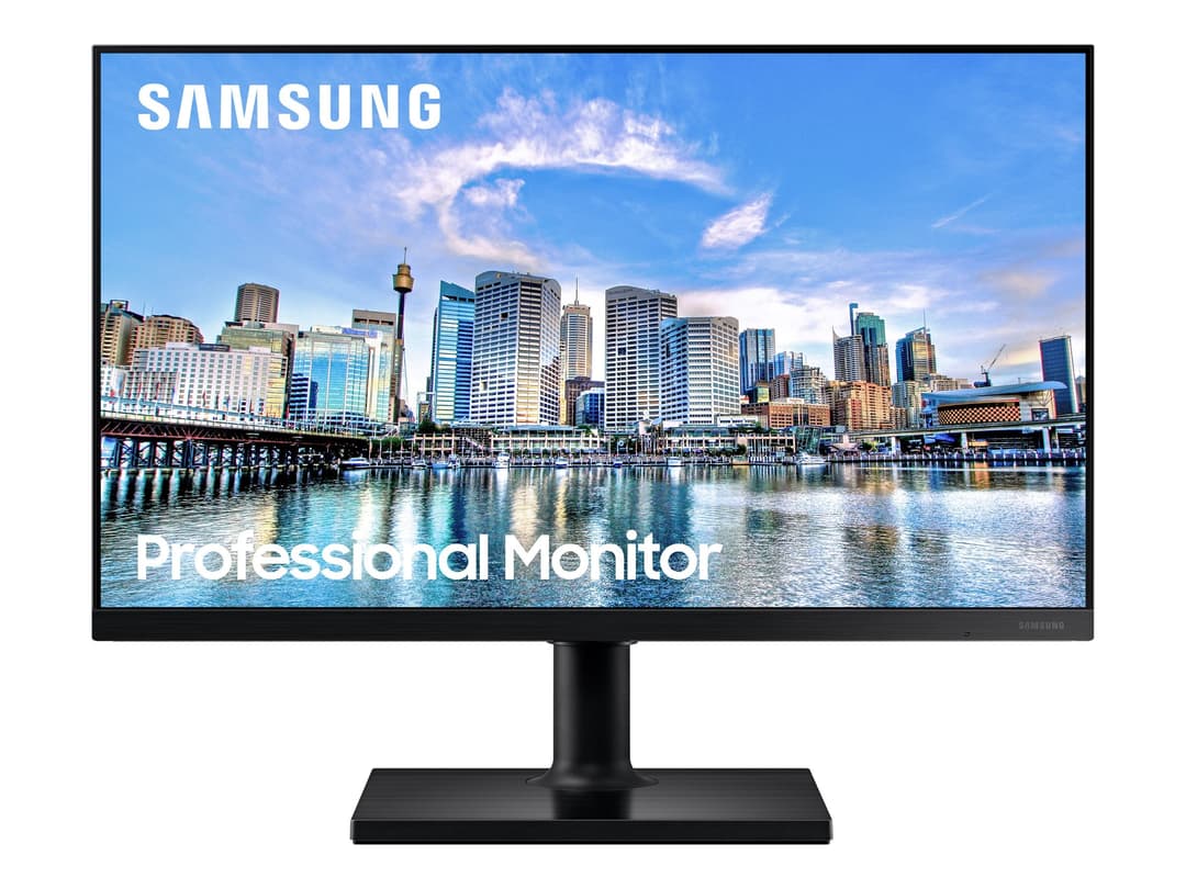 Samsung T45F Series F24T450FZU 24" Full HD IPS Monitor with Height-Adjustable Stand Black - Image 1