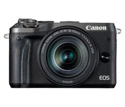 Canon EOS M6 Mirrorless Camera with EF-M 18-150mm f/3.5-6.3 IS STM Lens - Black - Image 1