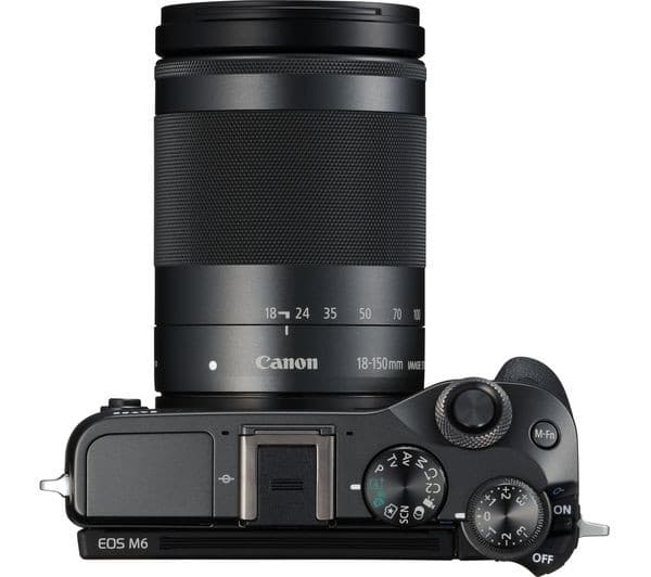 Canon EOS M6 Mirrorless Camera with EF-M 18-150mm f/3.5-6.3 IS STM Lens - Black - Image 3