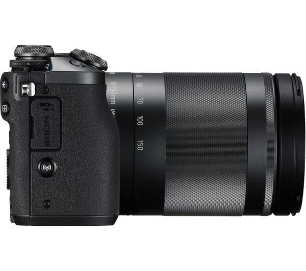 Canon EOS M6 Mirrorless Camera with EF-M 18-150mm f/3.5-6.3 IS STM Lens - Black - Image 7