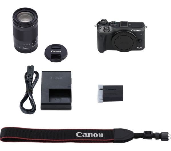 Canon EOS M6 Mirrorless Camera with EF-M 18-150mm f/3.5-6.3 IS STM Lens - Black - Image 8