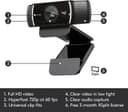 Logitech C922 Pro Stream Webcam Black thumbnail 6