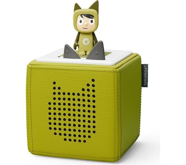 TONIES Toniebox Starter Set with Creative-Tonie & Charging Station - Green - Image 1