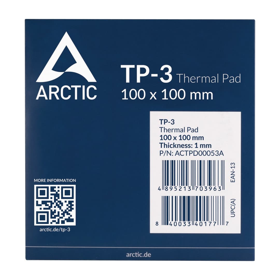 ARCTIC TP-3 Premium Performance Thermal Pad 100 x 100 mm, 1 mm - Image 4