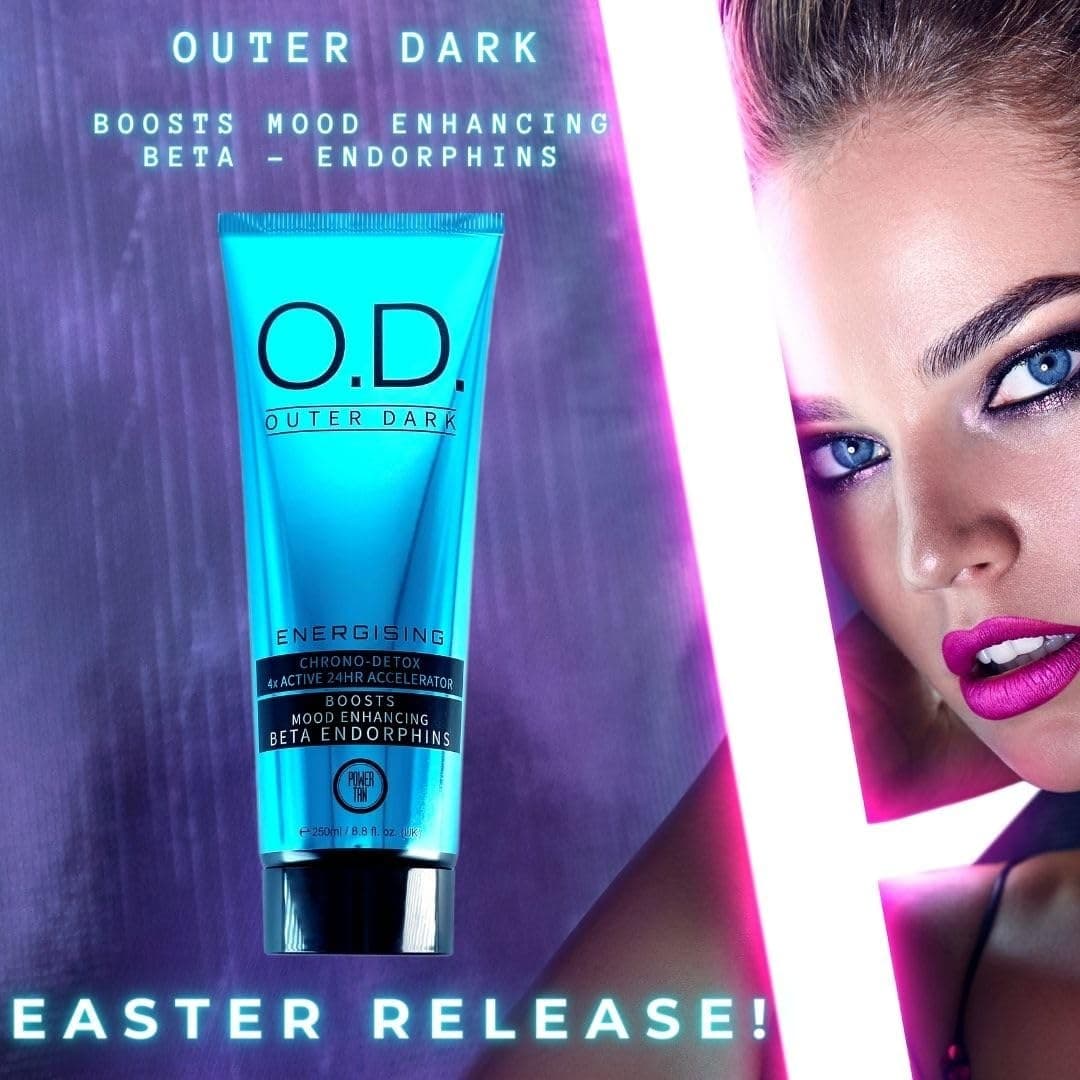 Power Tan Outer Dark Mood Enhancing Sunbed Tanning Accelerator Cream - 250 ml - Image 2