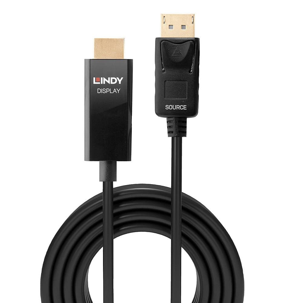 Lindy 2m Active DisplayPort to HDMI Cable with HDR - Image 2