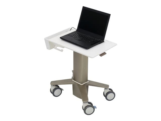 Ergotron CareFit cart - Slim - for notebook - white, warm grey - Image 1