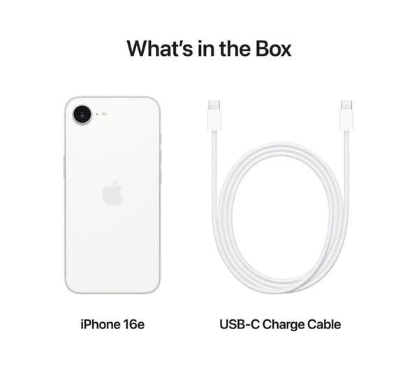 APPLE iPhone 16e - 512 GB, White - Image 6