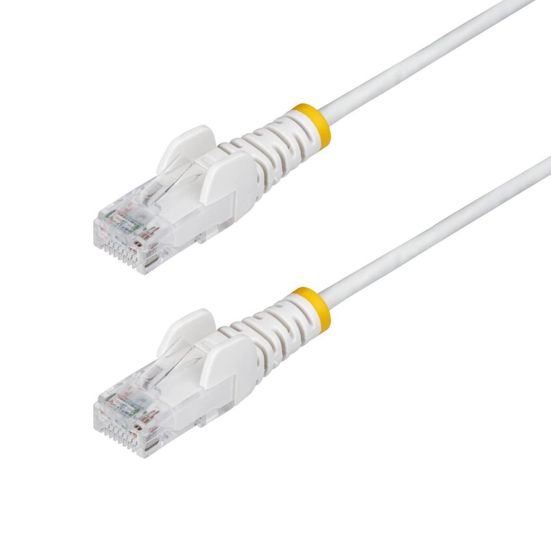 5M White Slim Cat6 Ethernet - Image 1