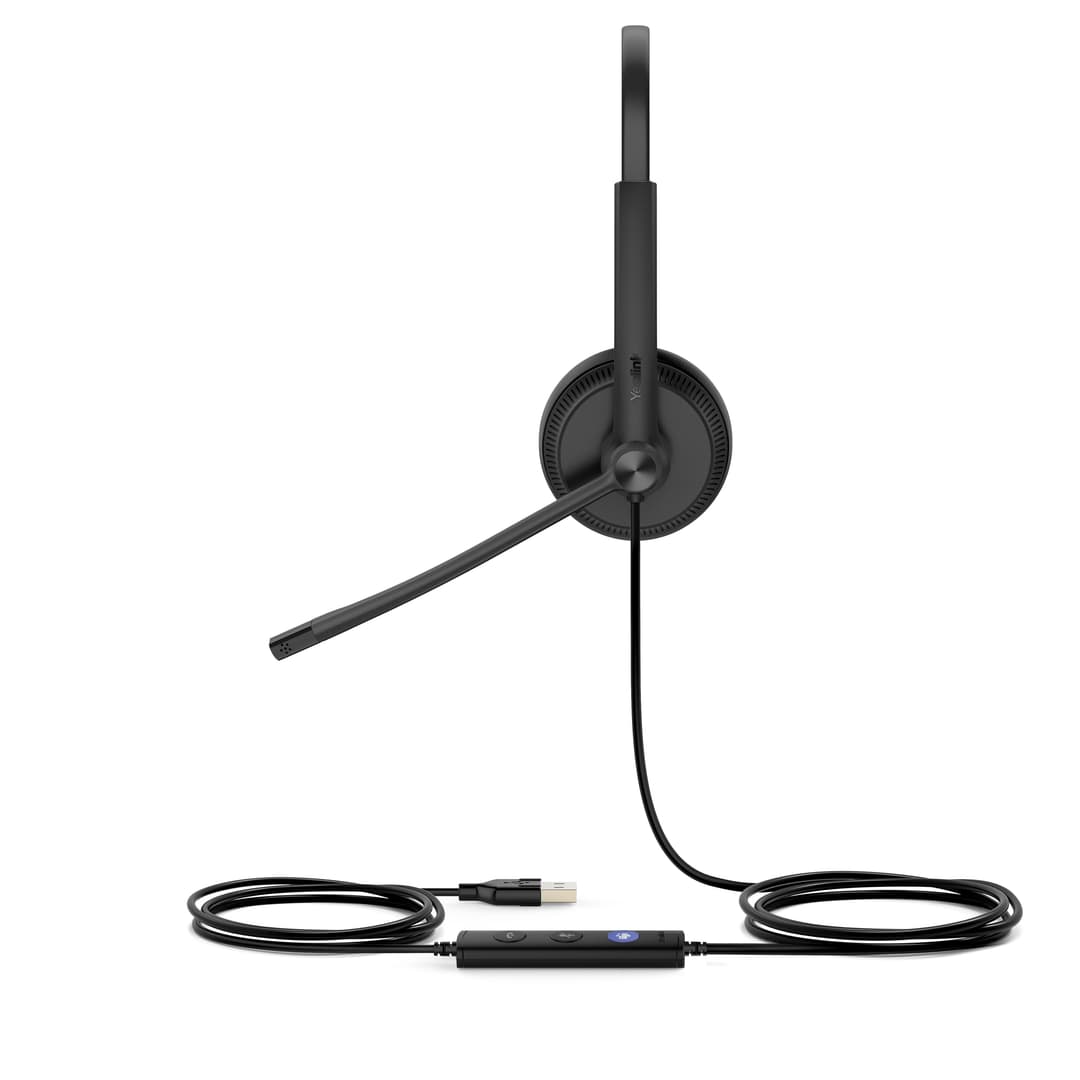 Yealink UH34 Teams Wired USB-A Headset Black - Dual - Image 3