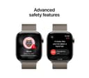 Apple Watch Series 11 GPS + Cellular 46mm Natural Titanium Case with Natural Milanese Loop - S/M thumbnail 6