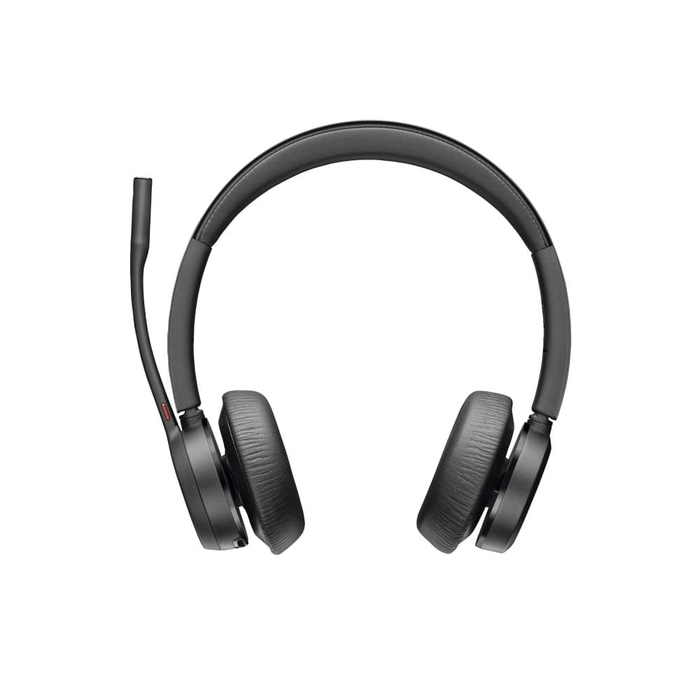 Poly Voyager 4320 UC Stereo Wireless USB Headset Black with BT700 USB-A Adapter + Charging Stand - 77Y99AA