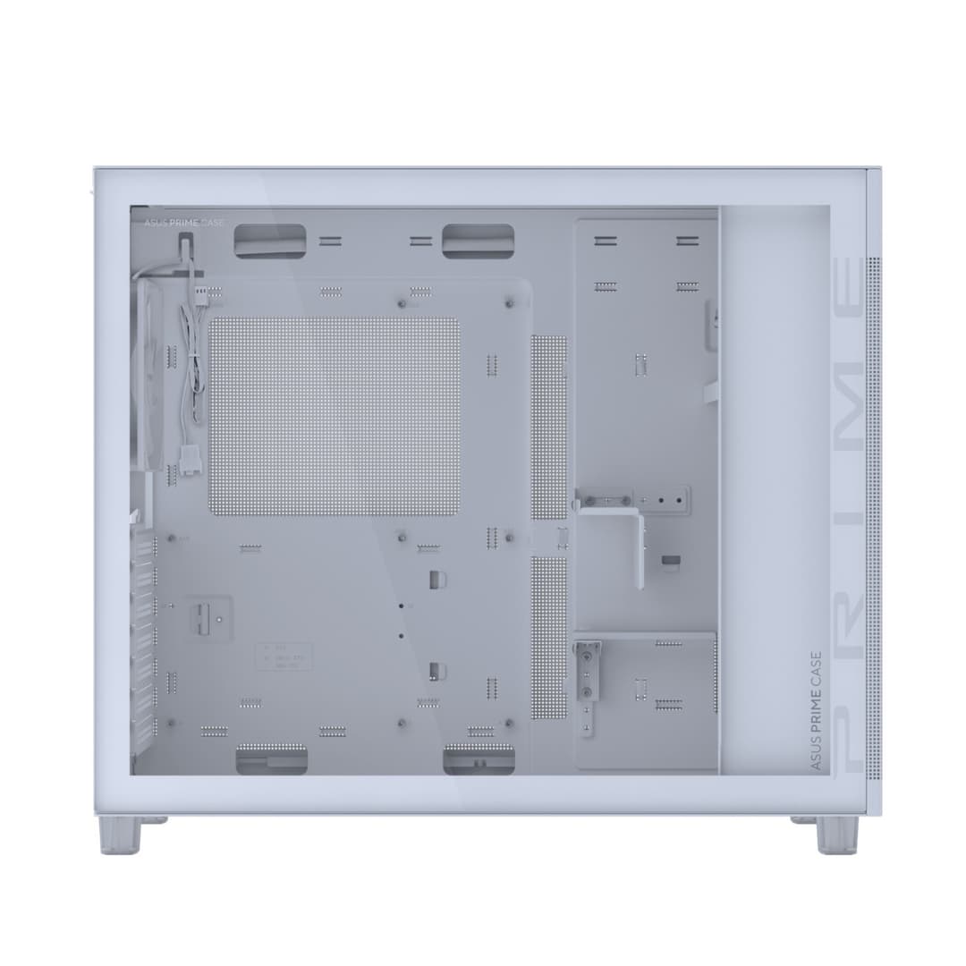 ASUS Prime AP303 Tempered Glass ATX Mid-Tower PC Case - White - Image 4