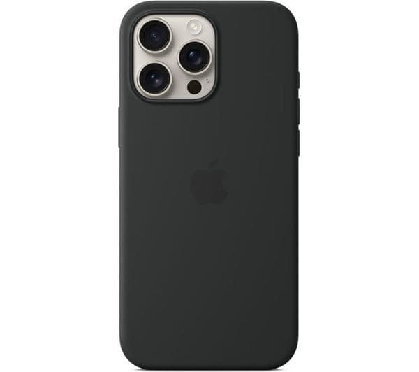 Apple iPhone 16 Pro Max Silicone Case with MagSafe - Black - Image 1