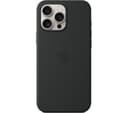 Apple iPhone 16 Pro Max Silicone Case with MagSafe - Black thumbnail 1