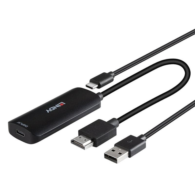 Lindy HDMI to USB Type C Converter with USB Power - Image 2