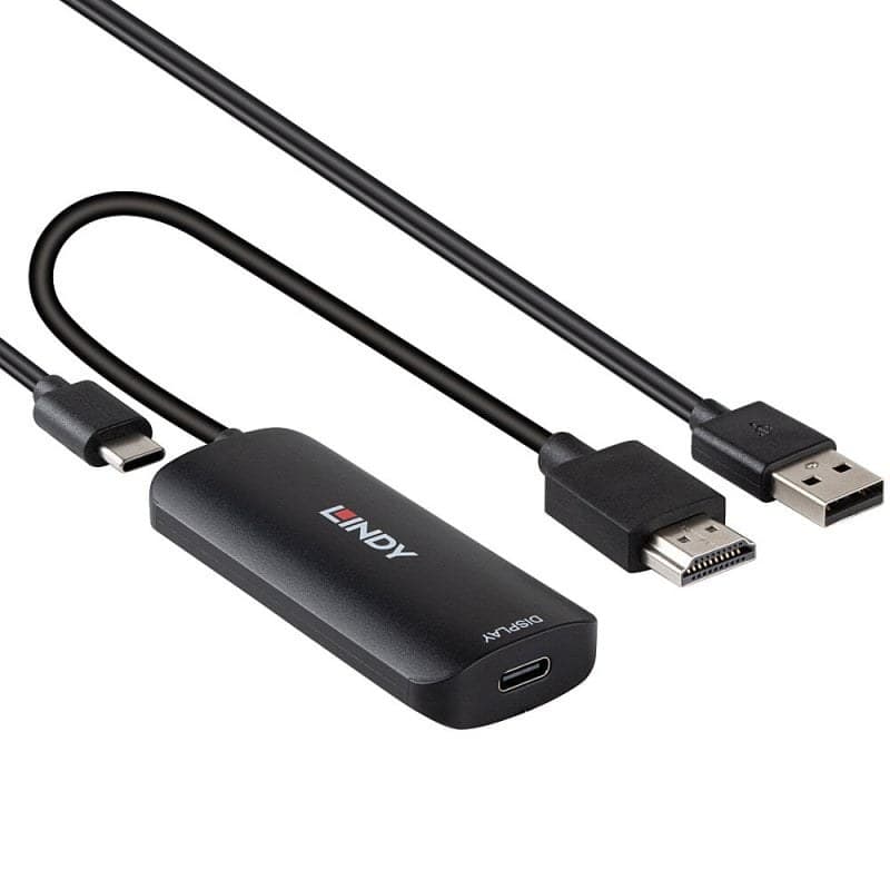 Lindy HDMI to USB Type C Converter with USB Power - Image 4