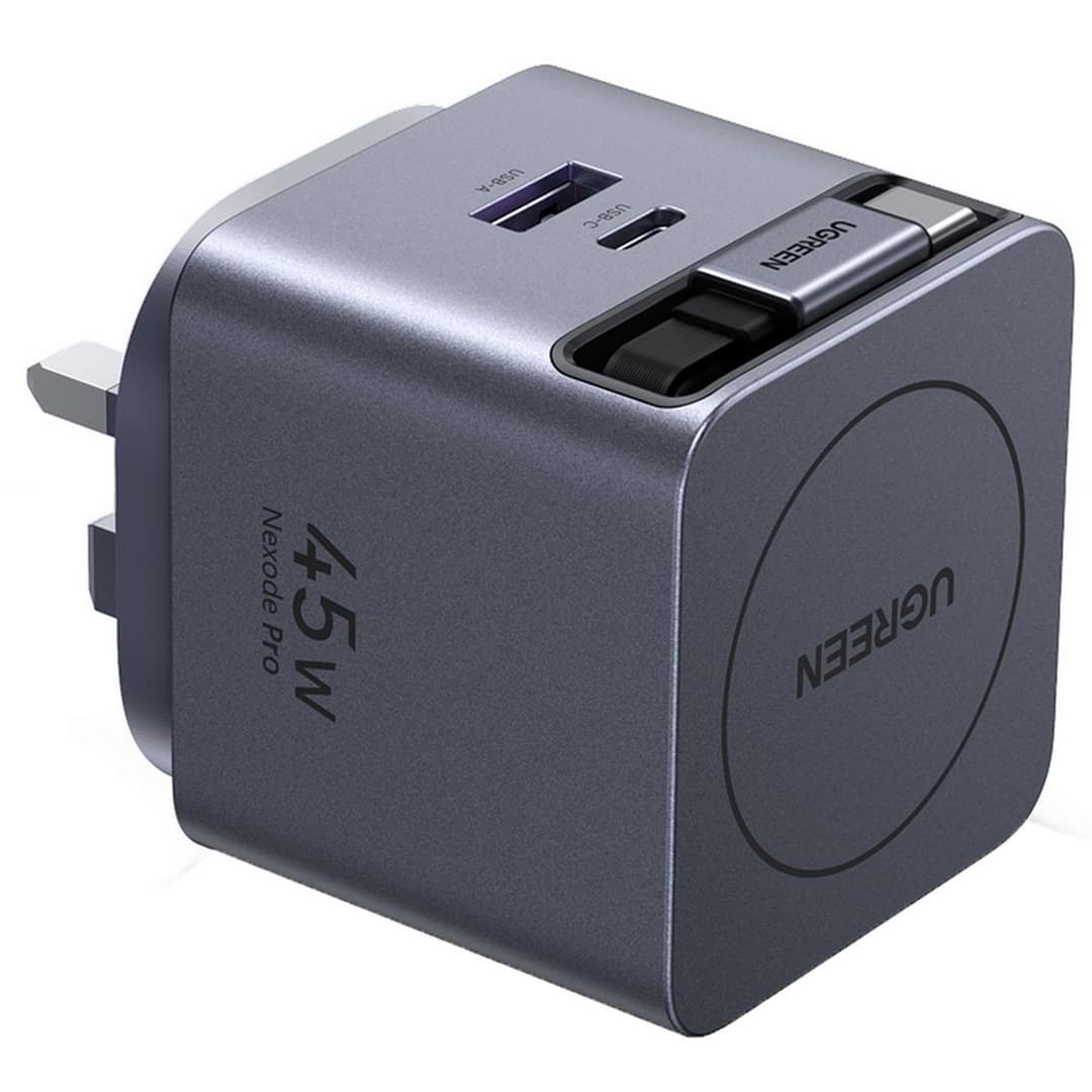 UGREEN Nexode Pro 45W Charger with Retractable USB-C Cable - Image 4
