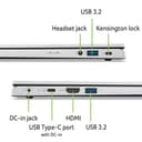 Acer Aspire Go 15 AG15-31P Intel Core i3-N305 8GB LPDDR5 256GB SSD 15.6" Full HD Windows 11 Home Silver Laptop thumbnail 10