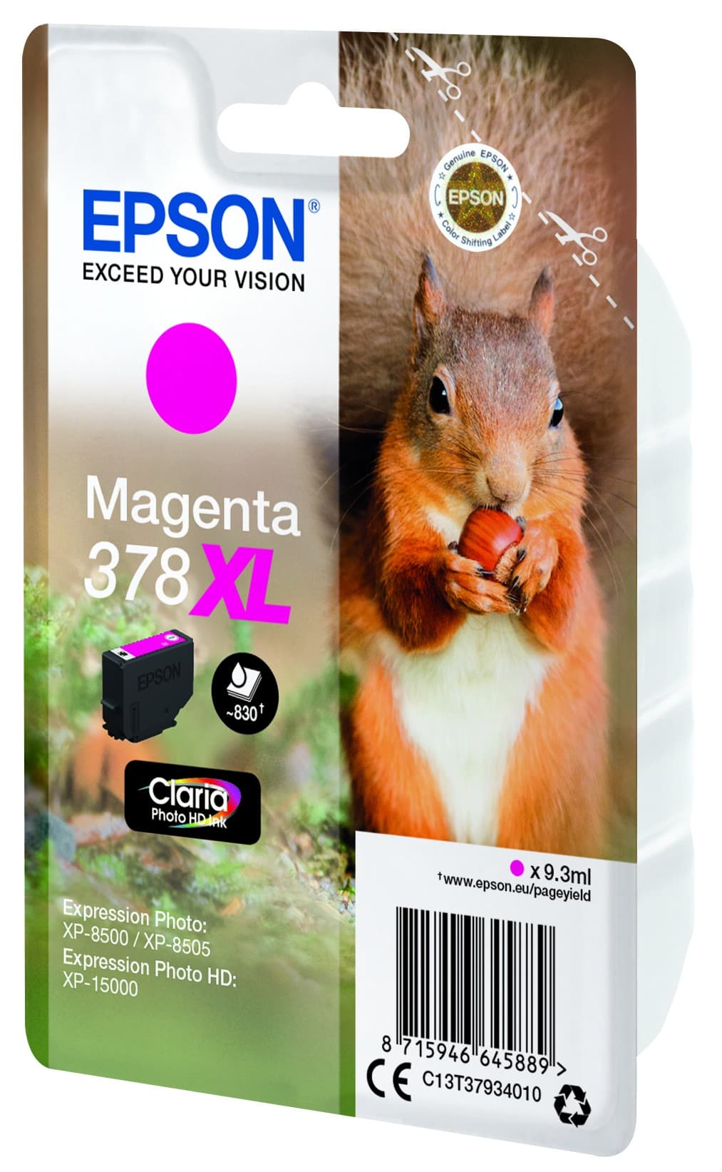 Epson C13T37934010 (378XL) Ink cartridge magenta 830 pages 9ml - Image 3