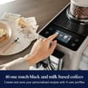 De'Longhi Rivelia Fully Automatic Bean to Cup Coffee Machine with Integrated Milk Container and Removable Bean Container, Colour Touchscreen - Beige (EXAM440.55.BG) thumbnail 4