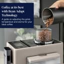 De'Longhi Rivelia Fully Automatic Bean to Cup Coffee Machine with Integrated Milk Container and Removable Bean Container, Colour Touchscreen - Beige (EXAM440.55.BG) thumbnail 5
